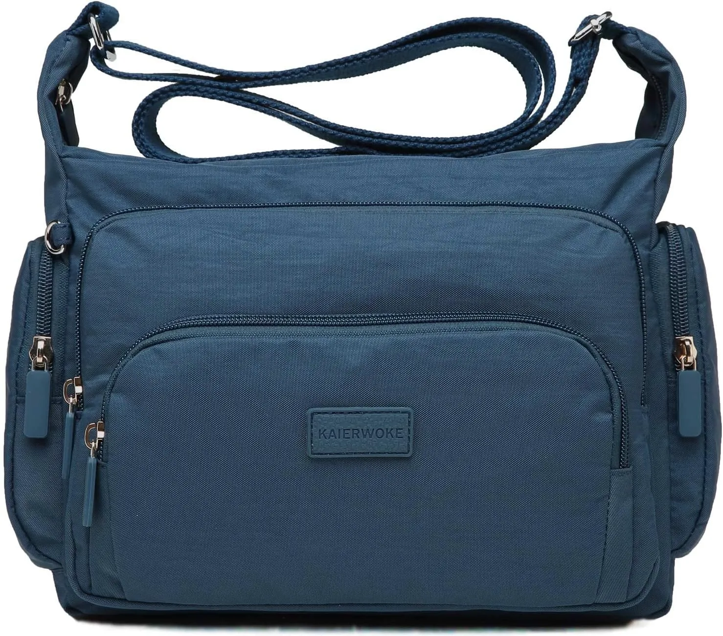 KAIERWOKE Crossbody Handbags for Women with Anti theft Casual Multi Pocket Shoulder Bag Nylon Travel Purse