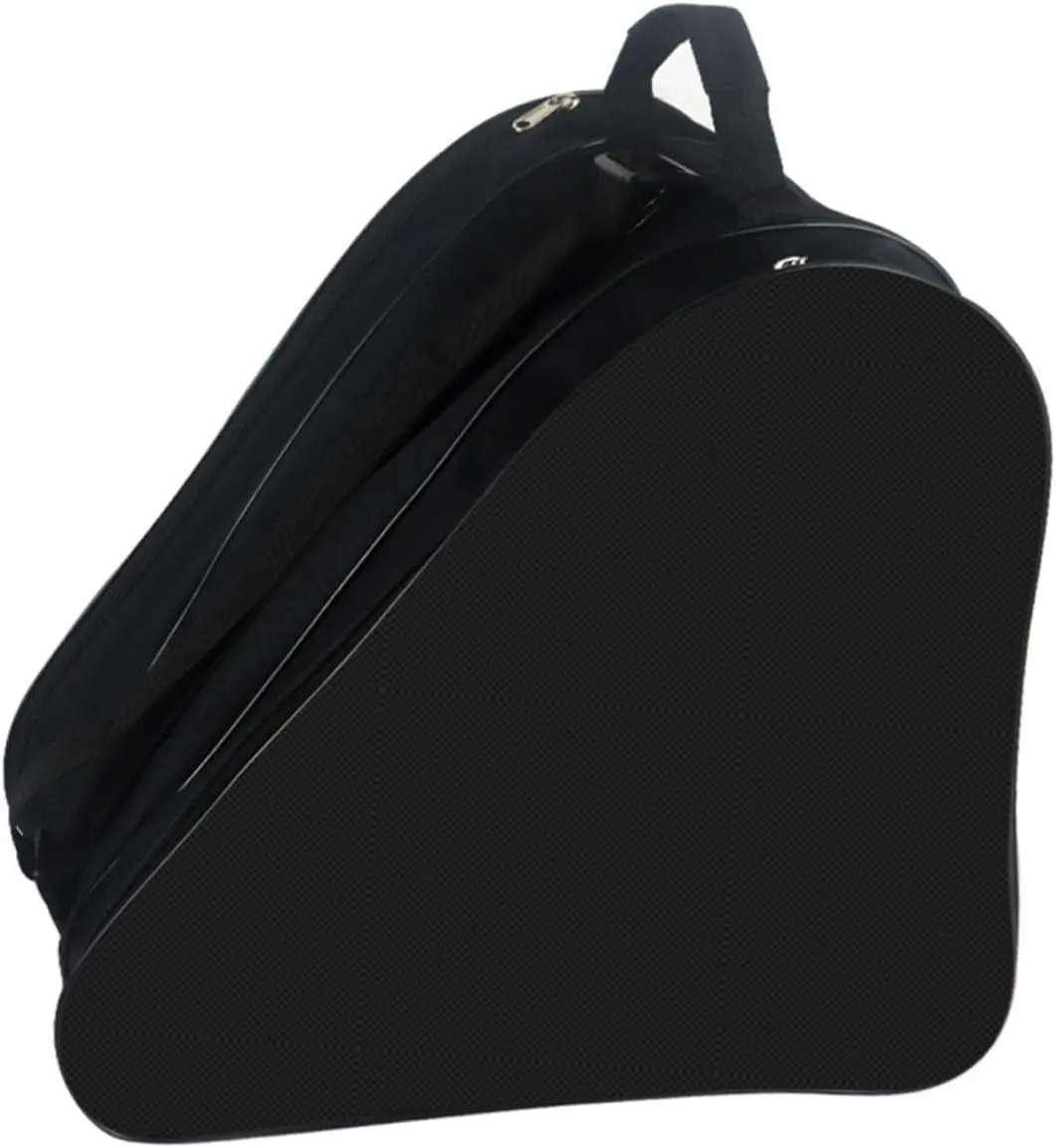 KESYOO Portable Ice Skates Pouch Thickened Skating Shoes Bag for Travel Zipper Closure Skates Organizer for Ice and Roller Skates