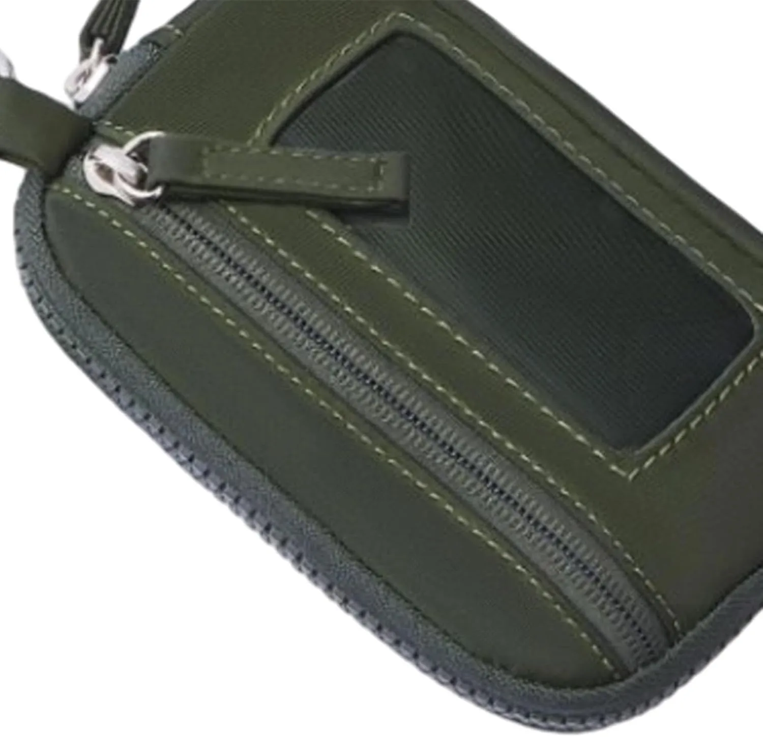 Keychain Wristlet Wallet Small Wallet with Keyring Portable Trendy Women Men Purse for Valentines Gift Backpacking Traveling