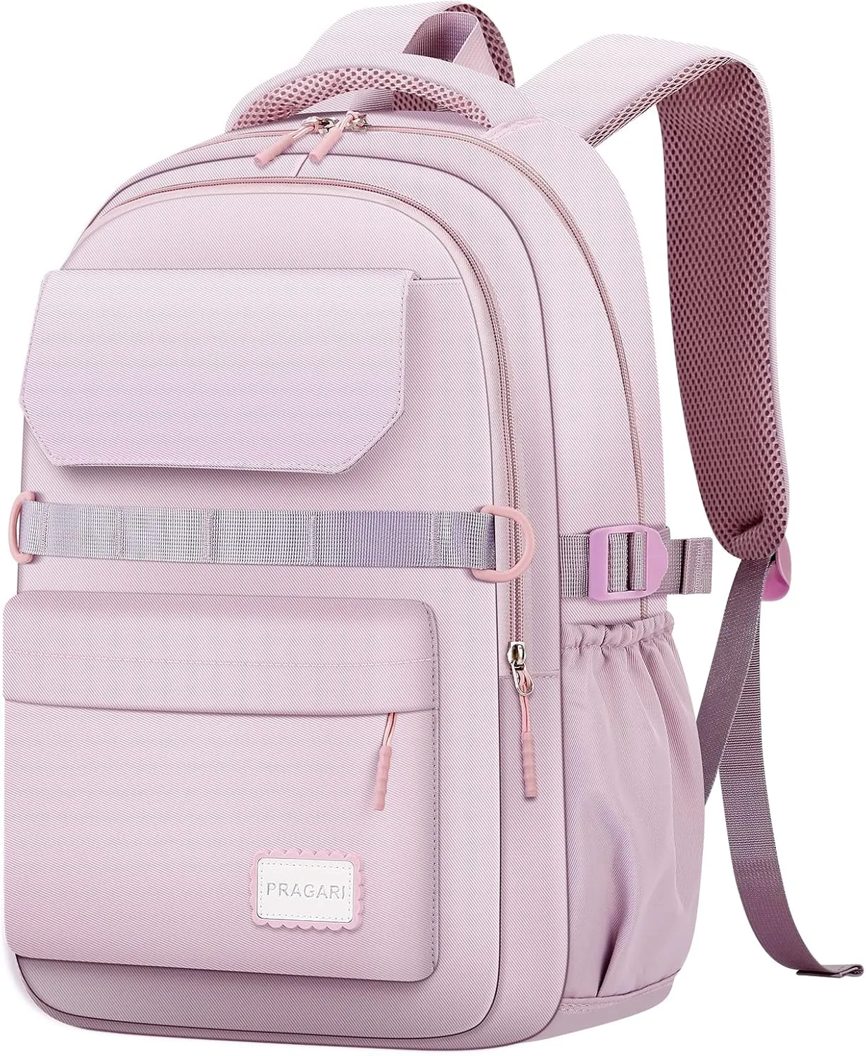 Kids School Backpack for Teens Girls Aesthetic Purple Backpack Lightweight College Laptop Casual Travel Bookbag