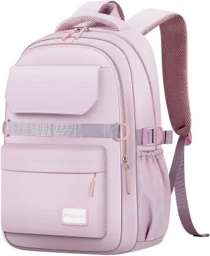 Kids School Backpack for Teens Girls Aesthetic Purple Backpack Lightweight College Laptop Casual Travel Bookbag