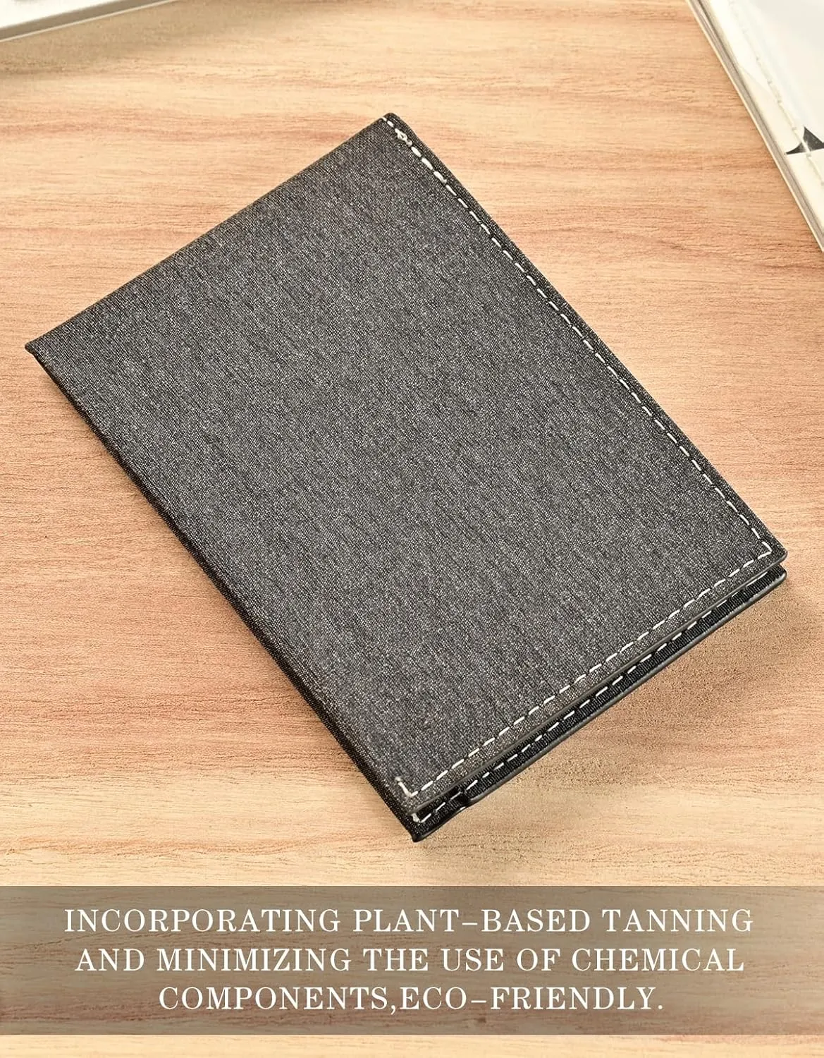 kinzd Slim Wallet with Money Clip RFID Blocking Minimalist Bifold Wallet for Men Genuine Leather Front Pocket Card Holder