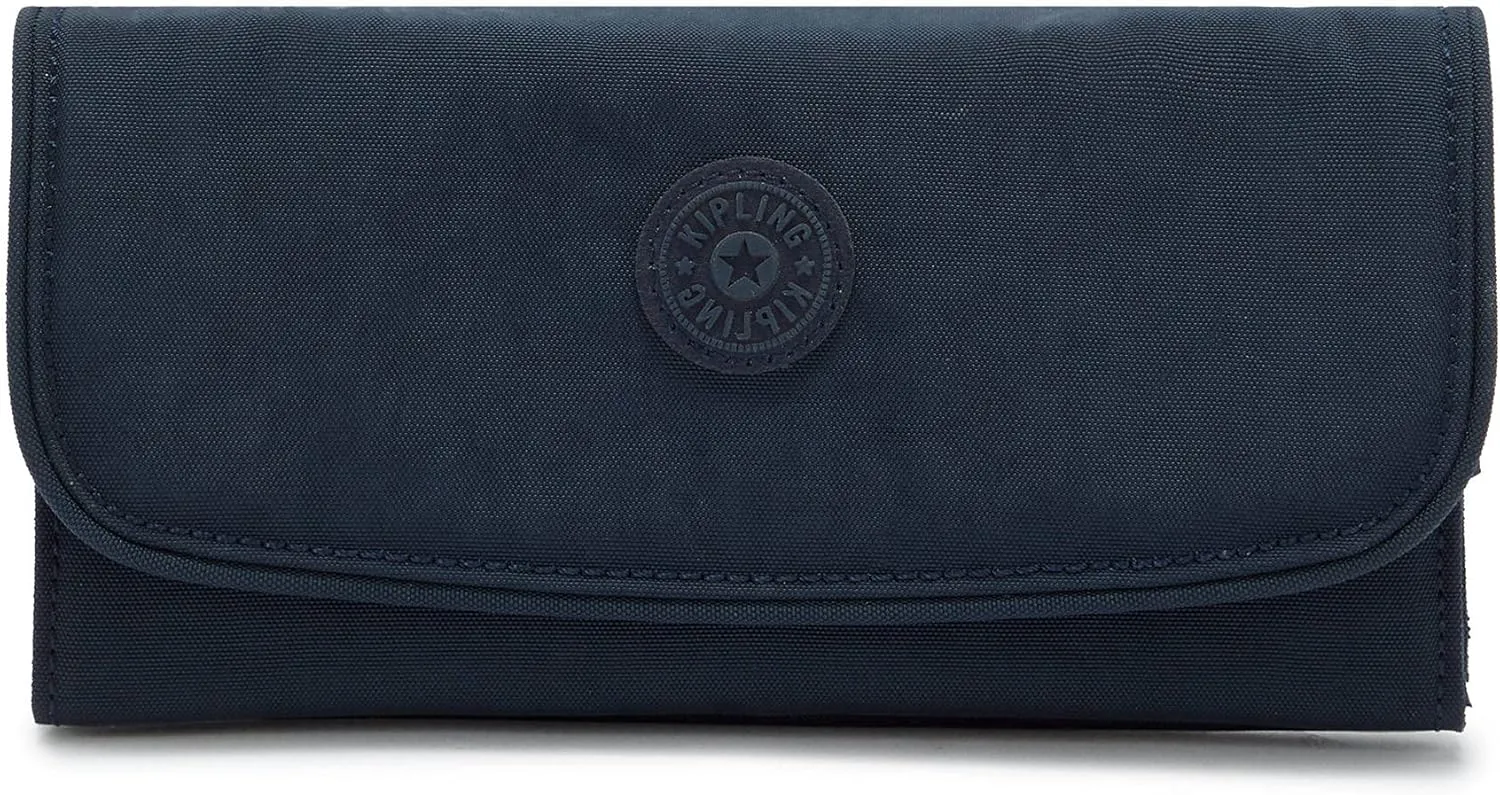 Kipling Women's Money Land, RFID Anti-Hacker Technology, Nylon Snap Wallet