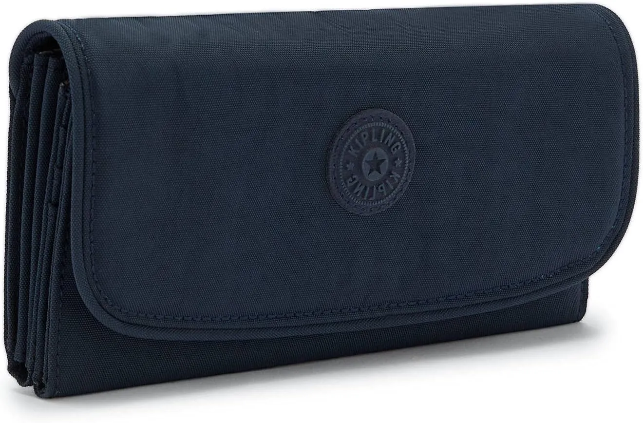 Kipling Women's Money Land, RFID Anti-Hacker Technology, Nylon Snap Wallet