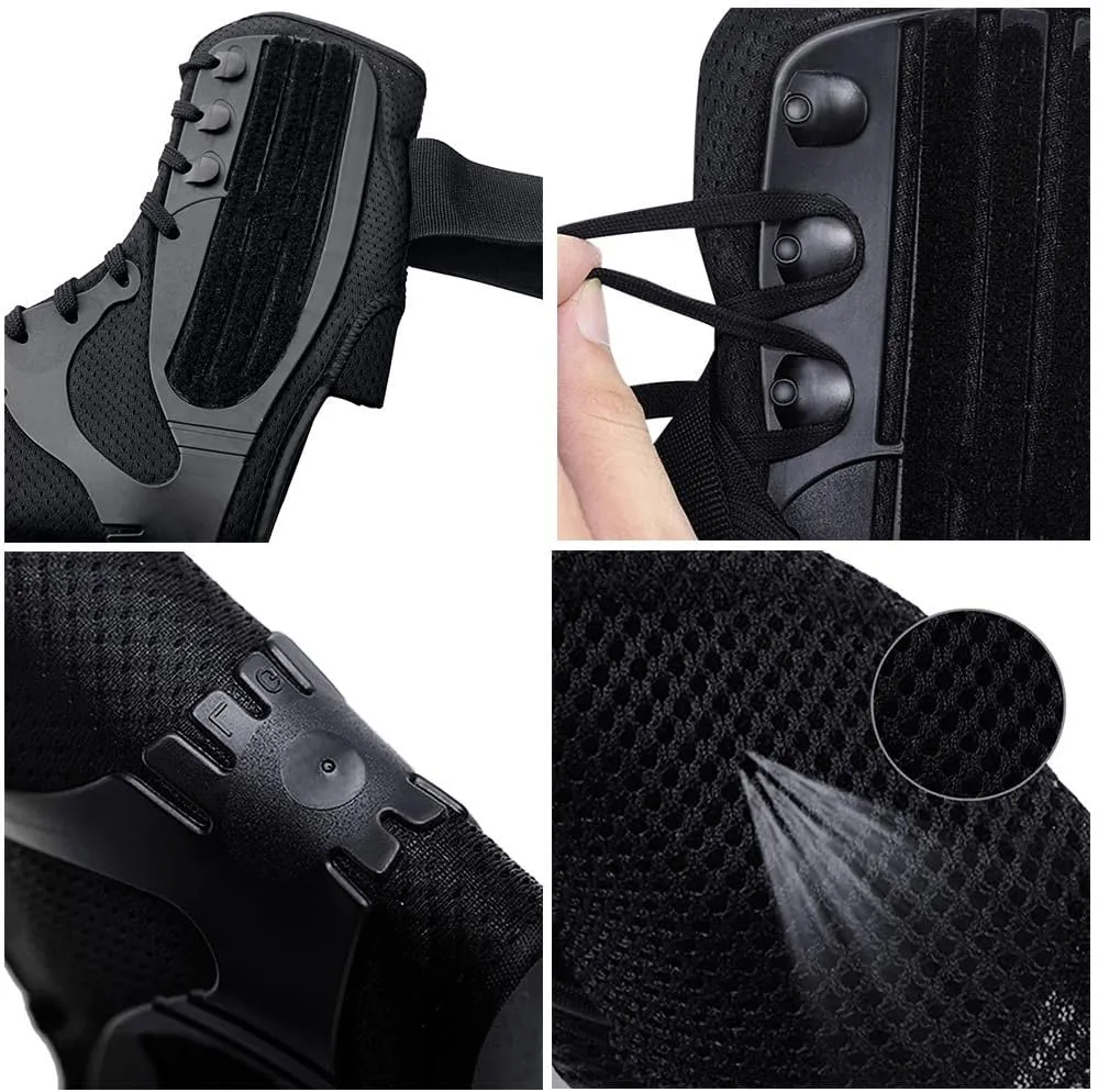 Kuangmi Ankle Brace Stabilizers Adjustable Ankle Support for Sports Protect, Sprained Ankle, Ligament Damage, Injury Recovery 1 Piece (XL)
