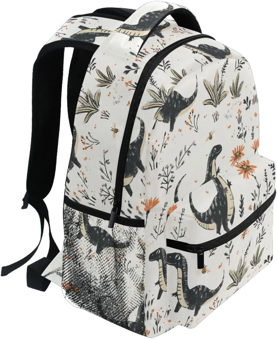 Laptop Backpack for Women Men Fashion College School Computer Bag with Chest Strap for Travel Trip Beauty Dinosaurs
