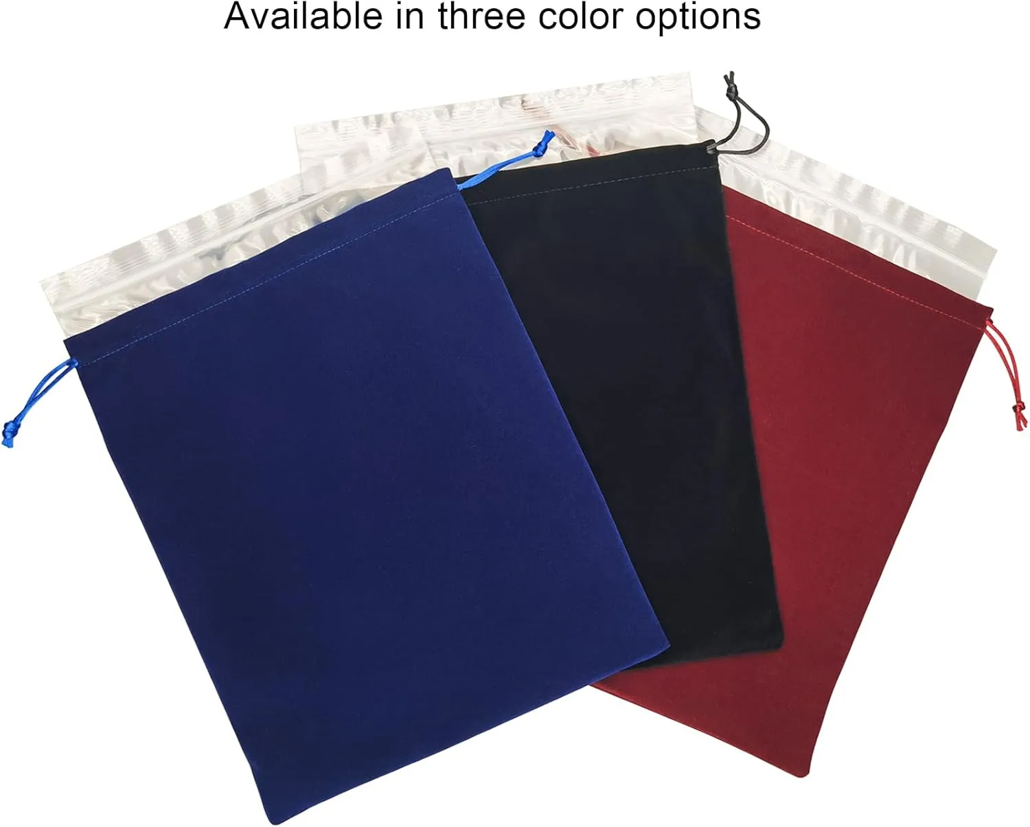 Large Burgundy Velvet Cremains Bag - for Use Inside The Urn - Size 10"X12" (230 Cubic Inches Capacity) - Includes a Resealable PE Material Ashes Storage Bag Suitable for All Ashes (Burgundy, Large)