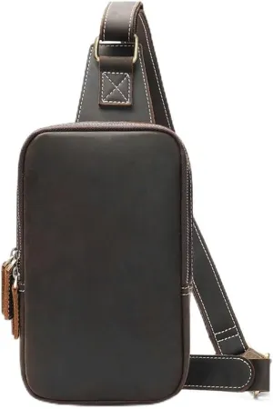 Large Capacity Men's Chest Bag Crossbody Bag Multi-functional Shoulder Bag
