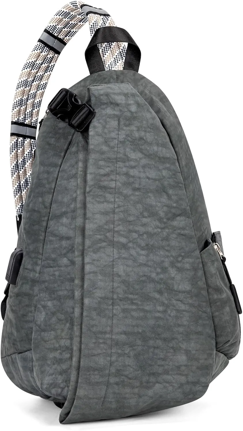 Large Sling Bag Nylon Purse Crossbody Bags for Women Waterproof Shoulder Bag for Women Men Travel Hiking