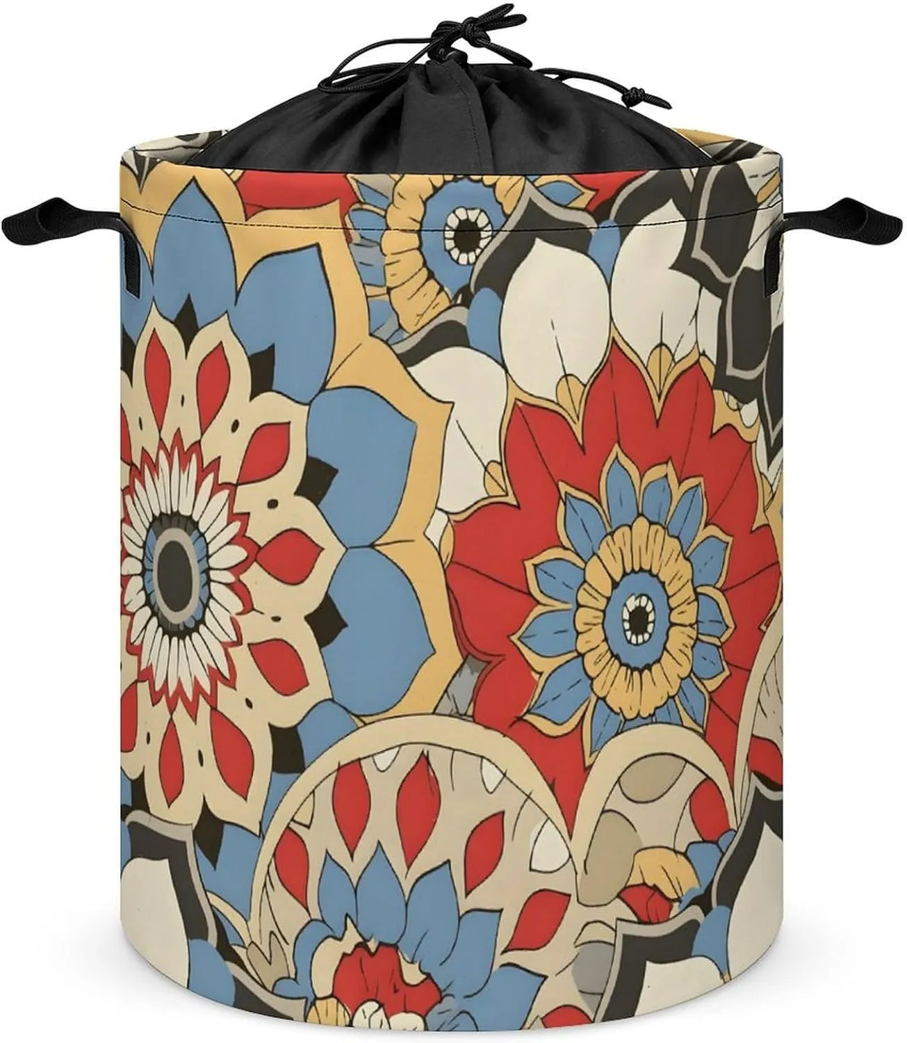 Laundry Hampers, Large Drawstring Laundry Bag, Removable Laundry Bags, Collapsible Storage Bin with Handles for Home Organization, Kids Room, Nursery Rectangle