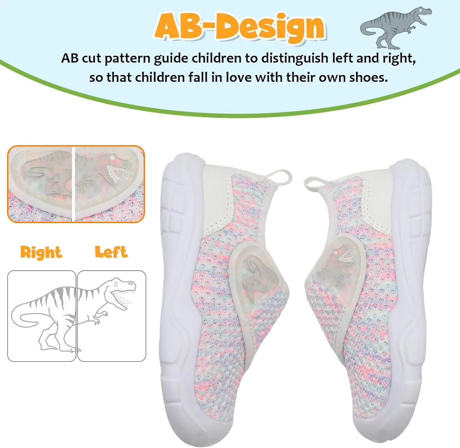 LeIsfIt Toddler Shoes Girls Boys Wide Barefoot Shoes Kids Breathable Sneakers Lightweight Tennis Athletic Walking Sneakers Slip On