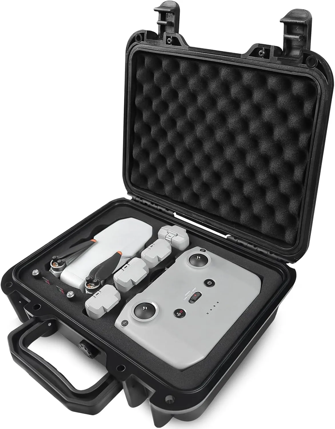 Lekufee Portable Travel Waterproof Hard Case for DJI Mini 4K/2 SE/2 and Other Accessories(CASE ONLY)