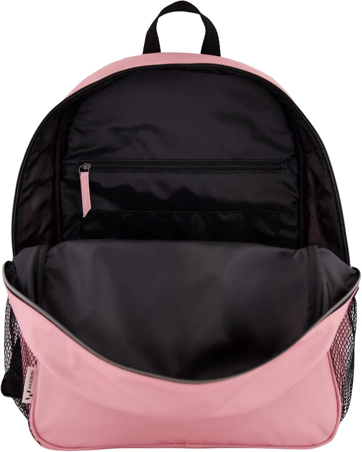 Lifestyle Backpack, Bookbag with Pockets & Adjustable Straps, Pink/Black, One Size