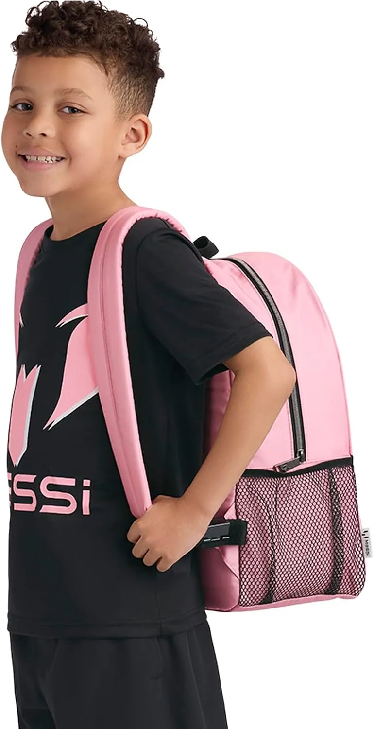Lifestyle Backpack, Bookbag with Pockets & Adjustable Straps, Pink/Black, One Size