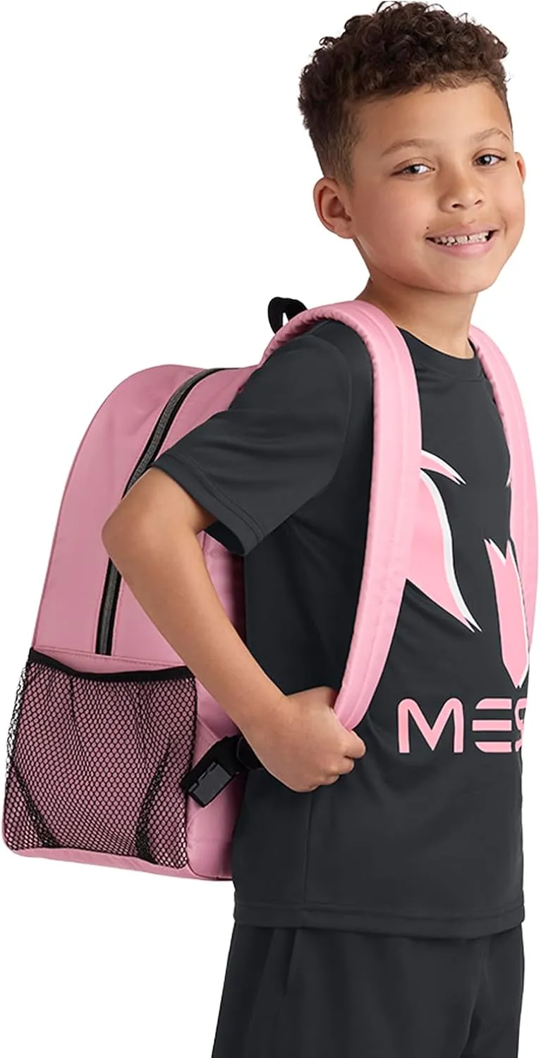 Lifestyle Backpack, Bookbag with Pockets & Adjustable Straps, Pink/Black, One Size