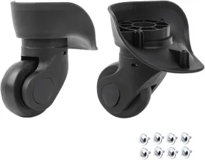 Luggage Suitcase Wheel,1 Pair Universal PVC Luggage Suitcase Swivel Wheels, Suitcase Replacement Wheels for Trolley Suitcase,(W041-2 L)