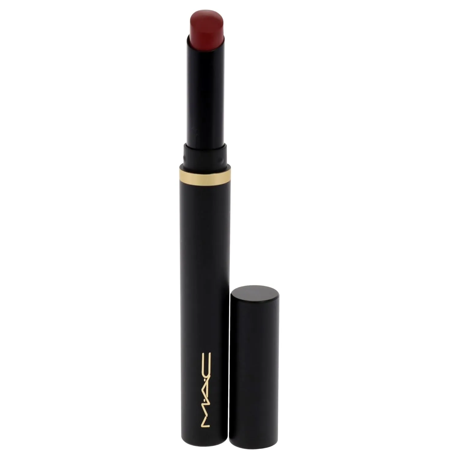 MAC Powder Kiss Velvet Blur Slim Stick - Sweet Cinnamon for Women - 0.7 oz Lipstick