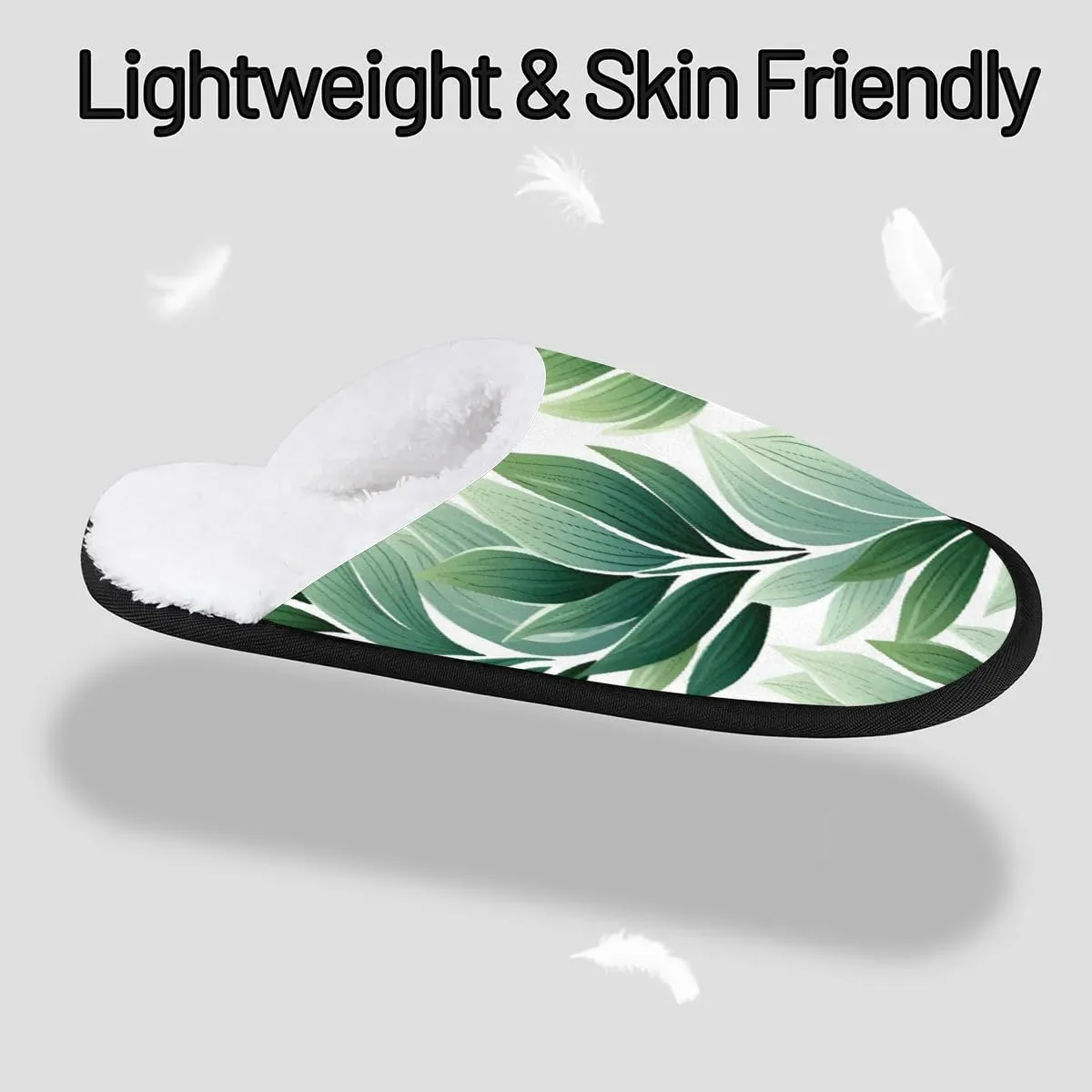 Maple Leaves Rustic Slippers for Women Soft Non-Slip Indoor Slippers Home Slippers