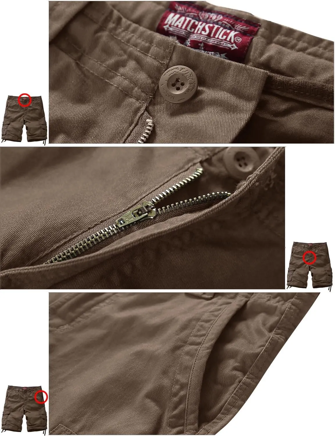 Match Men's Wild Cargo Shorts