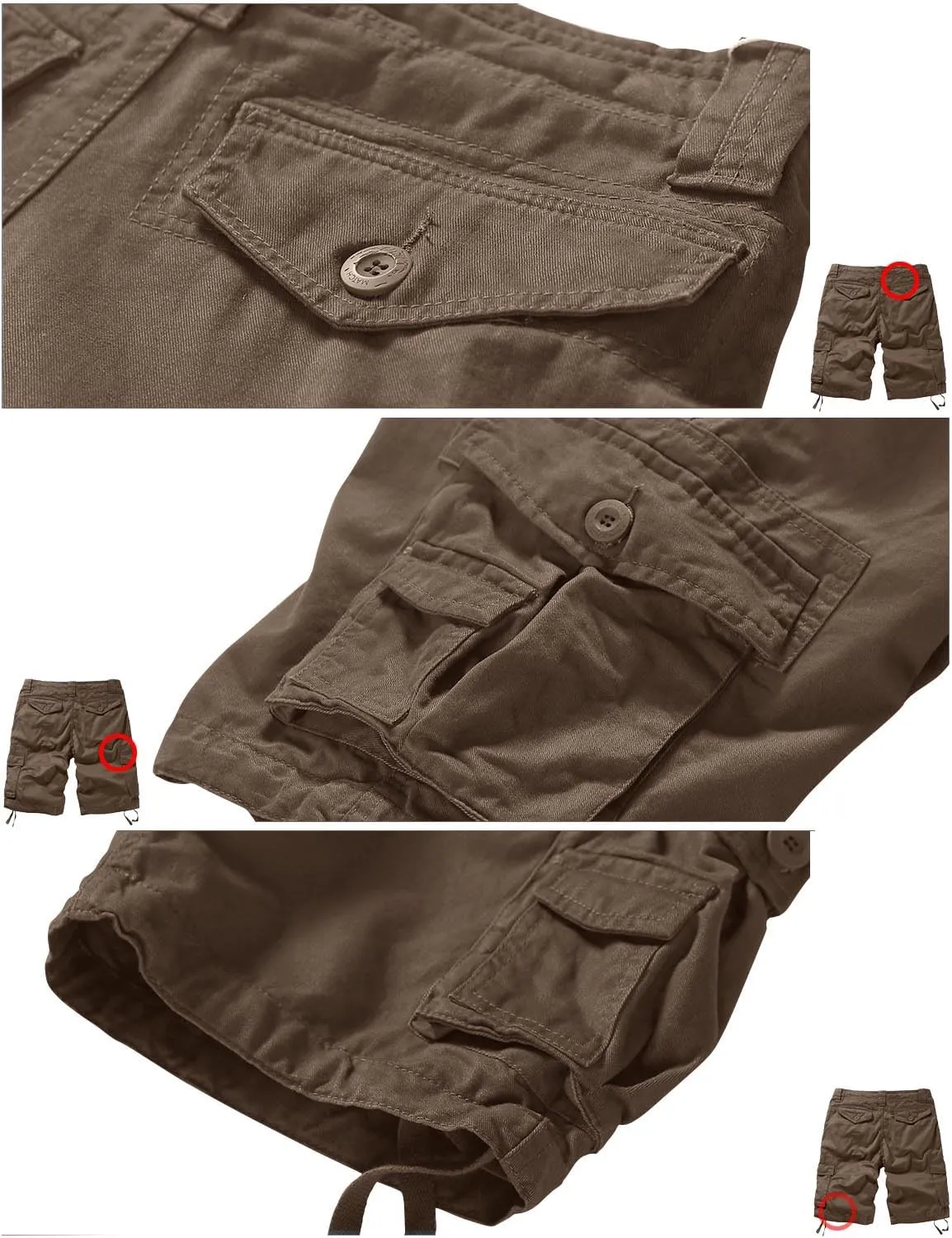 Match Men's Wild Cargo Shorts