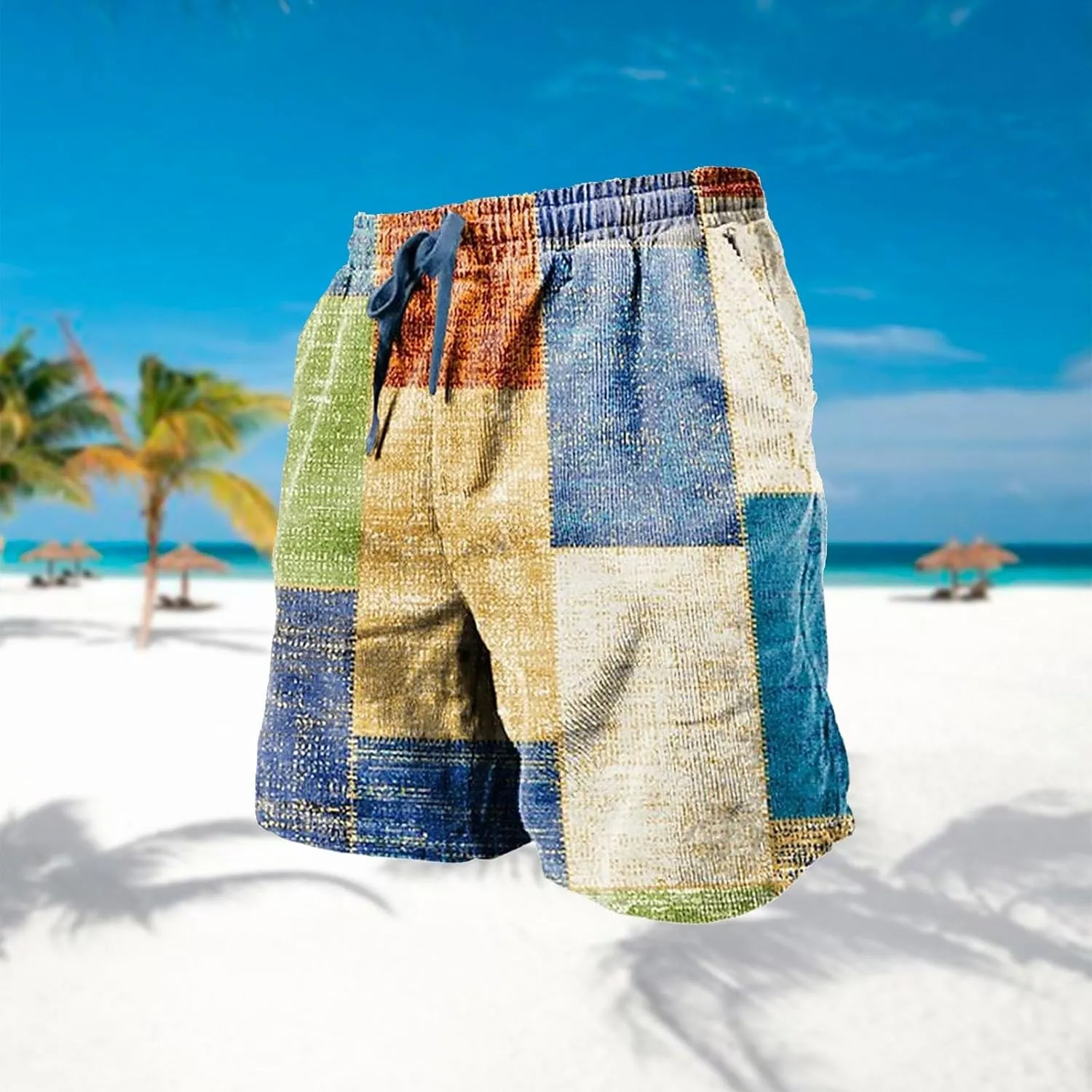 Men Beach Outfits Sets Swim Beach Summer Holiday Pants Pants Men's Board Shorts Jogger Shorts Quick Dry Swim Shorts