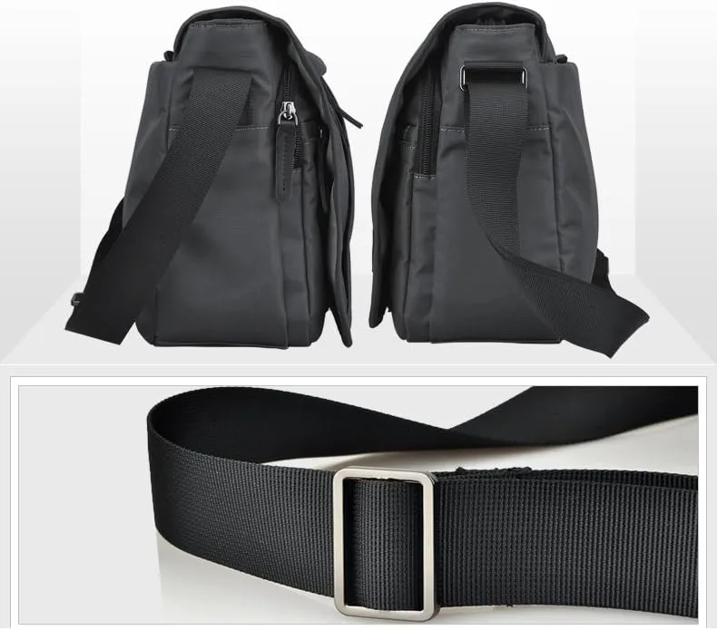 mens bag portable shoulder bag Nylon sports bag man travel backpack women barrel bag bucket Handbag (Blue)