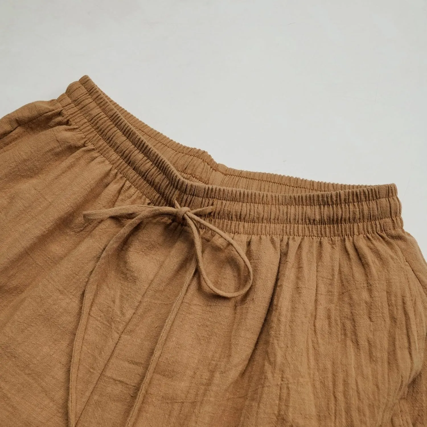 Men's Pirate Pants Renaissance Medieval Viking Pants Linen Ankle Banded Trousers Halloween Costume