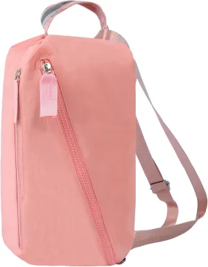 Messenger bag multifunctional backpack large capacity chest bag(Pink)