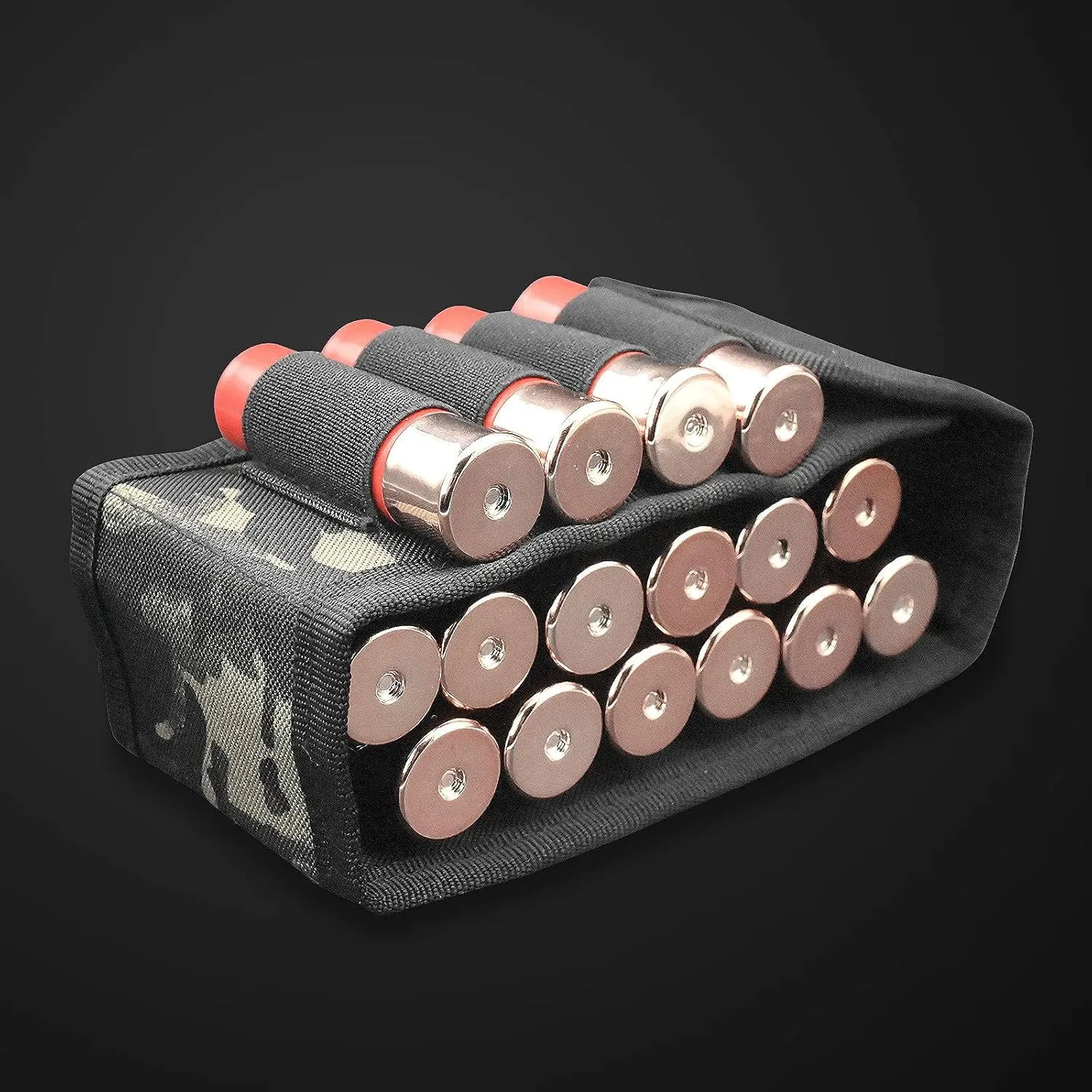 MOLLE Bullets Bag 16 Rounds Shotshell Nylon Accessory Bag for Belt Waistband Magazine