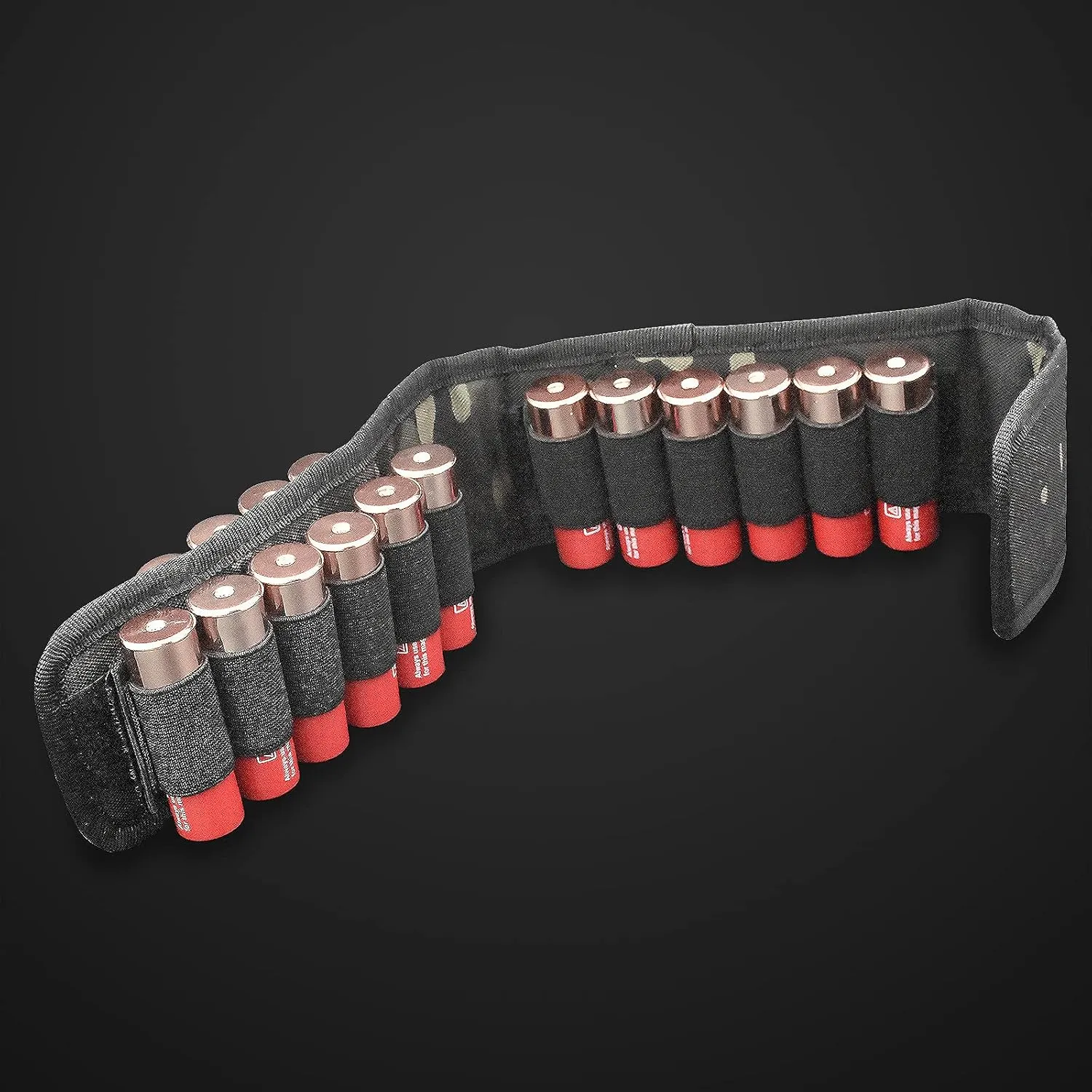 MOLLE Bullets Bag 16 Rounds Shotshell Nylon Accessory Bag for Belt Waistband Magazine