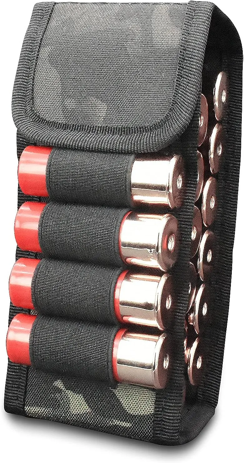 MOLLE Bullets Bag 16 Rounds Shotshell Nylon Accessory Bag for Belt Waistband Magazine