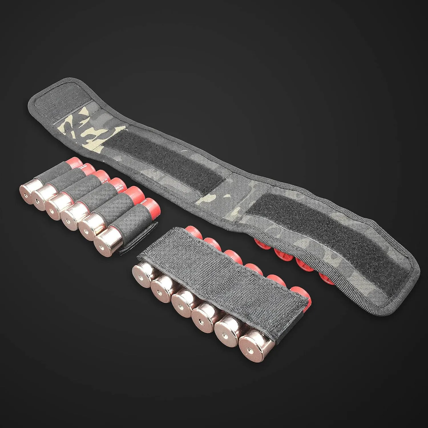 MOLLE Bullets Bag 16 Rounds Shotshell Nylon Accessory Bag for Belt Waistband Magazine