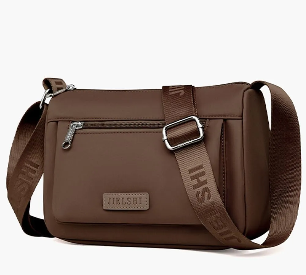 Molodo Women'Bag Versatile Nylon Crossbody Bag Large Capacity Multi-pocket Shoulder Bag Ladies Commuting Bag Travel Bag