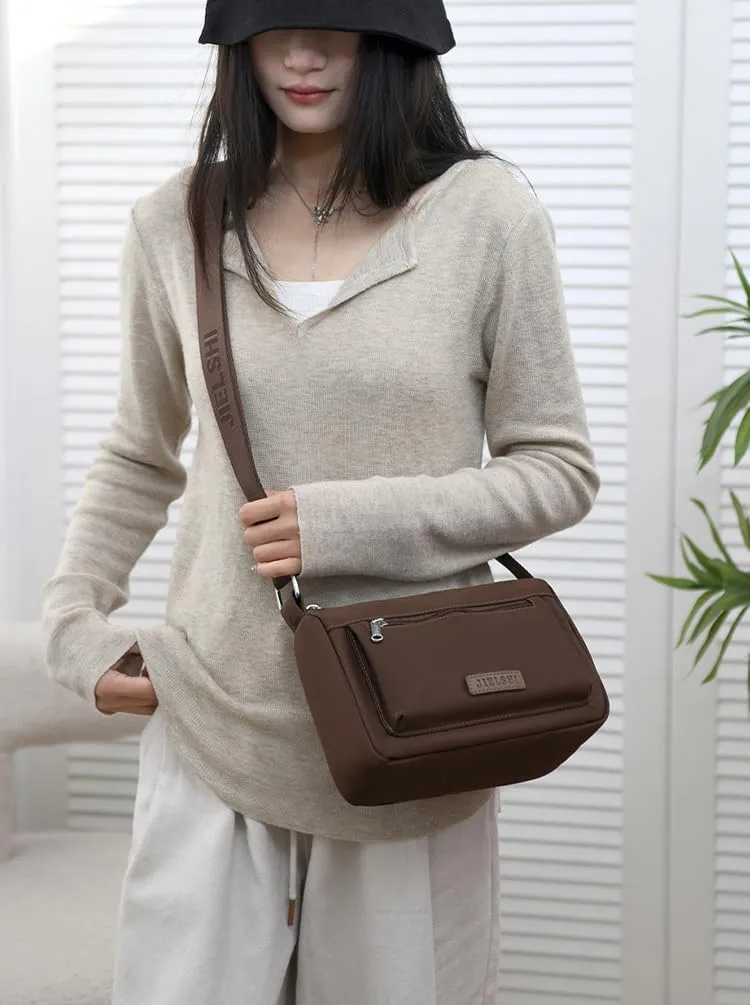 Molodo Women'Bag Versatile Nylon Crossbody Bag Large Capacity Multi-pocket Shoulder Bag Ladies Commuting Bag Travel Bag