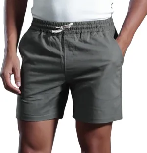 Muscularfit Mens Stretch Shorts Summer Causal Elastic Waist Drawstring Cotton Linen Shorts Loose Fit Solid Gym Beach Shorts