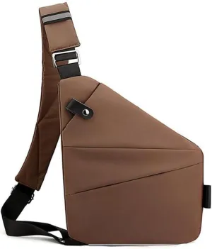 New Anti-Theft Bag For Travel Casual Left or Right Shoulder Slim Sling Bag Cross Body Travel Bag Unisex
