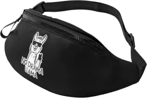 No Drama Llama Crossbody waist bag, casual chest bag