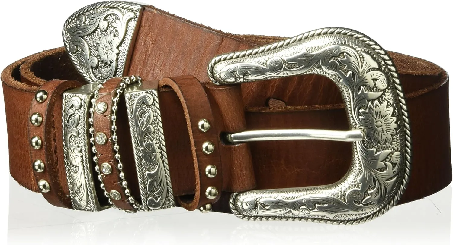 Nocona Belt Co. Women's Multi Keeper Buckle Set Belt
