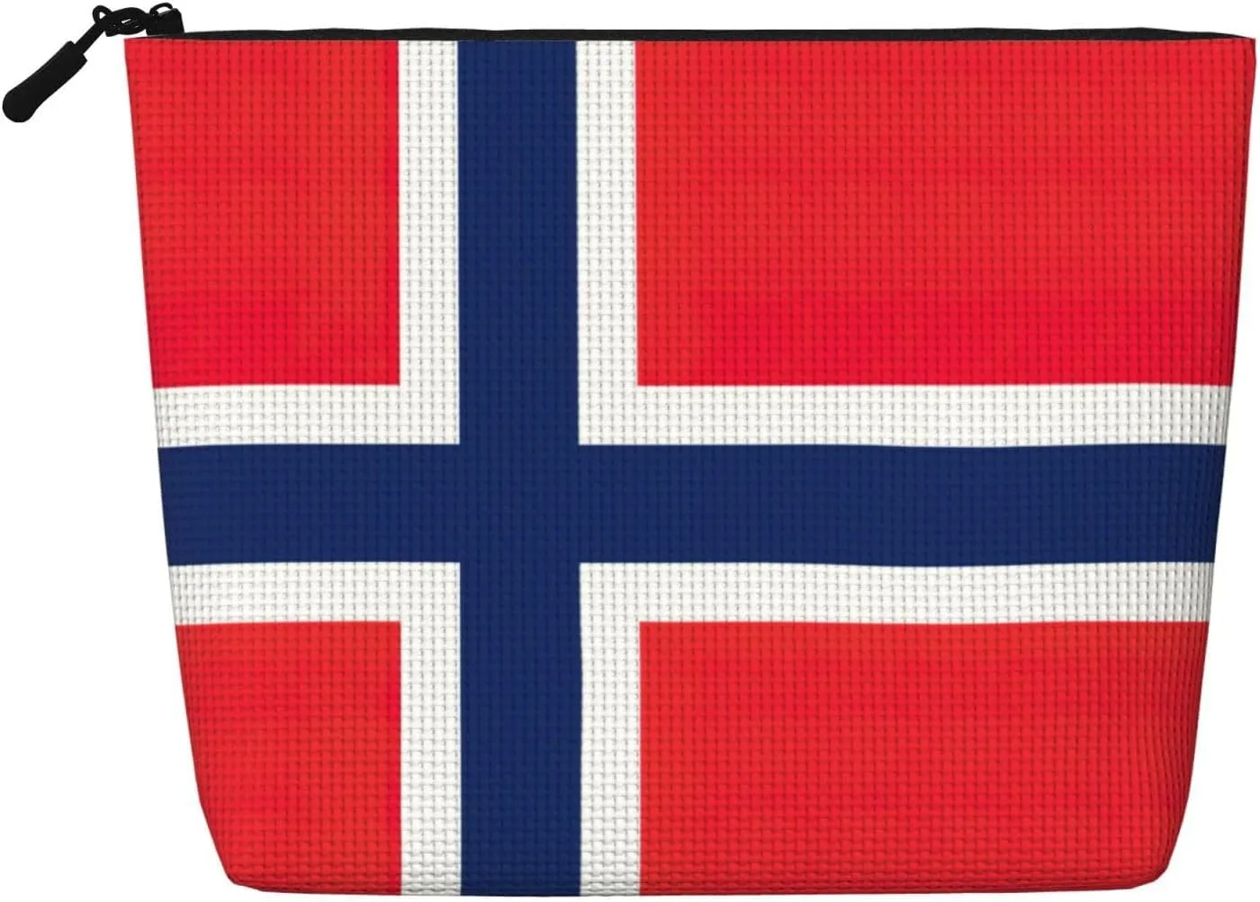 Norwegian flag print Makeup Bag,Cosmetic bag Birthday Gifts for Women Mom,Gifts for Best Friend,Bestie Her