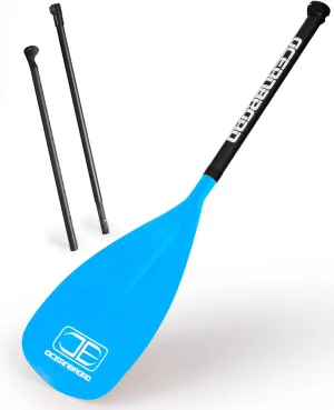 OCEANBROAD SUP Paddle Board Paddle 3 Pieces Adjustable Carbon Shaft Stand up Paddle with Bag