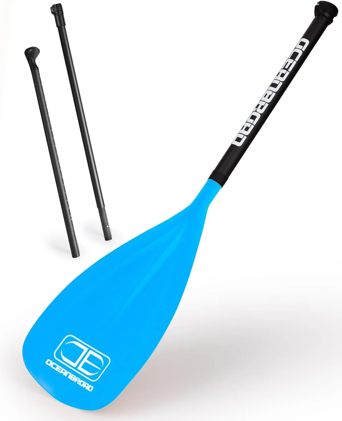 OCEANBROAD SUP Paddle Board Paddle 3 Pieces Adjustable Carbon Shaft Stand up Paddle with Bag