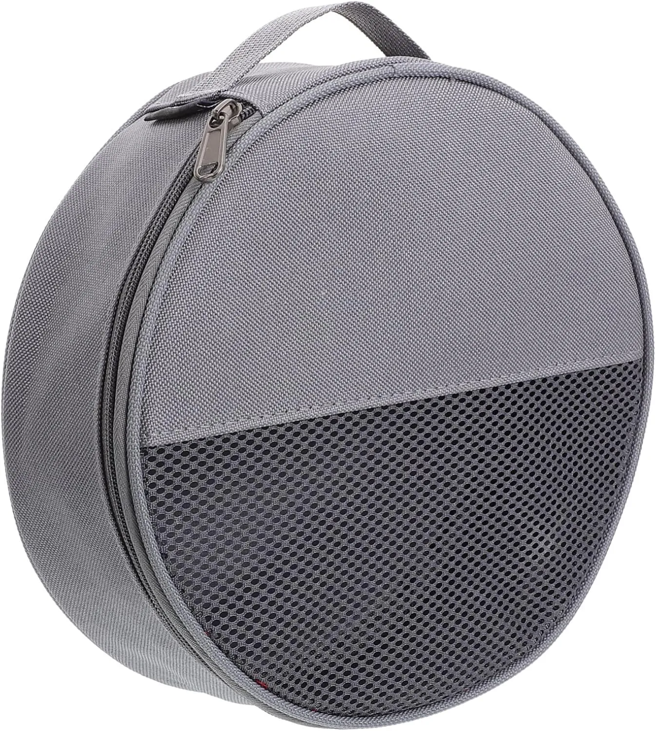 Outdoor Tableware Bag Canvas Bag Round Dish Container Bag for Plate Tableware Pouch Camping Supplies