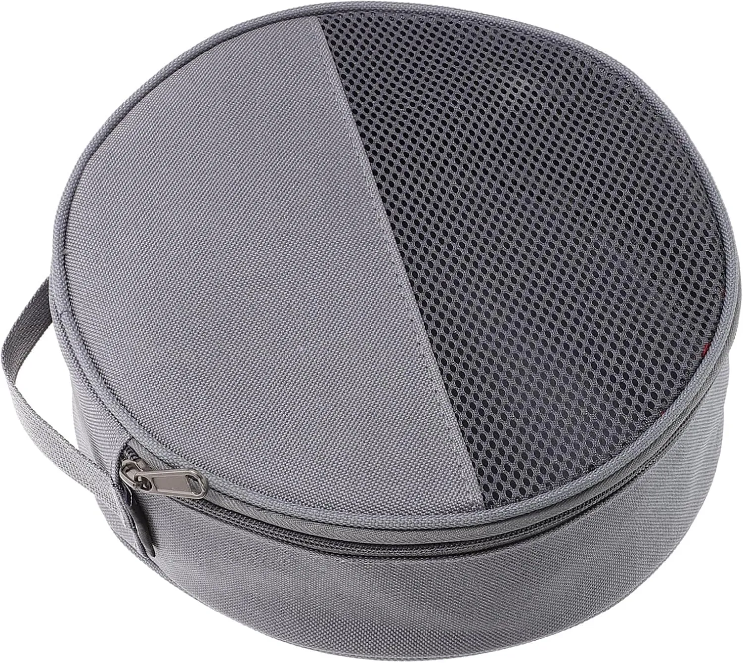 Outdoor Tableware Bag Canvas Bag Round Dish Container Bag for Plate Tableware Pouch Camping Supplies