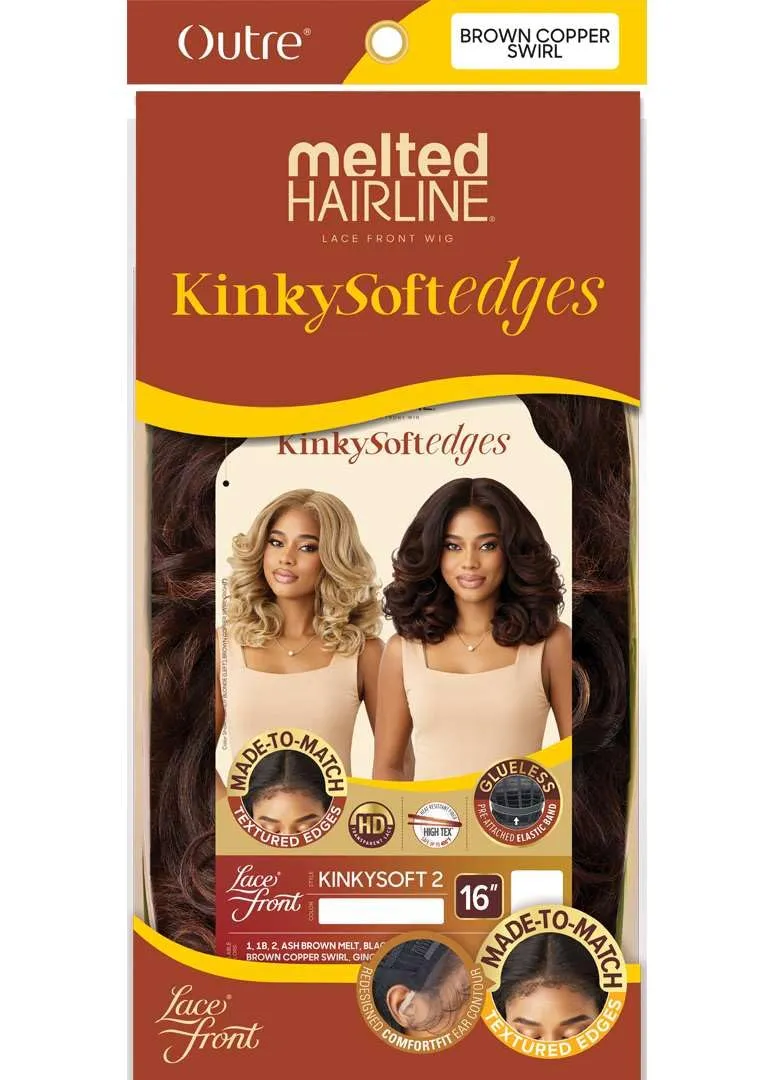 Outre Melted Hairline - Kinky Soft Edges - Kinky Soft 2 (DR RED VELVET)
