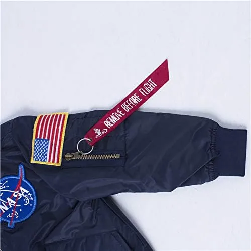 OYSTERBOY Youth NASA MA-1 Flight Light Weight Jacket Military Coat for Kids Boys
