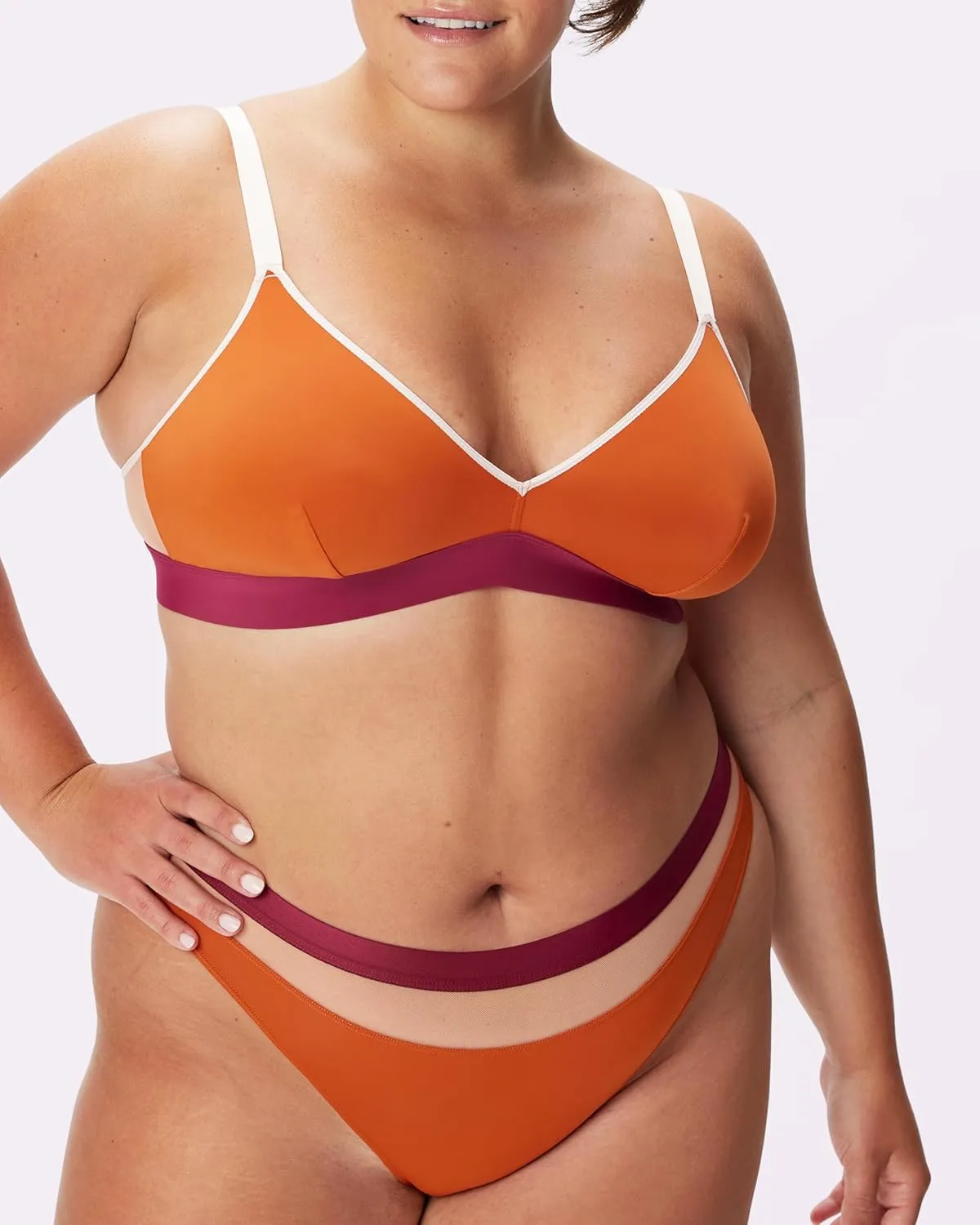 Parade womens Re:play Dream Fit Triangle Bralette: Available in Multi Packs