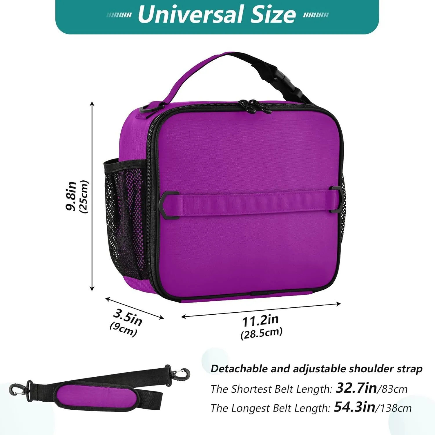 Patriarch Lunch Cooler Bag, Lunch Box with Shoulder Strap, Insulated Lunch Bag Kids