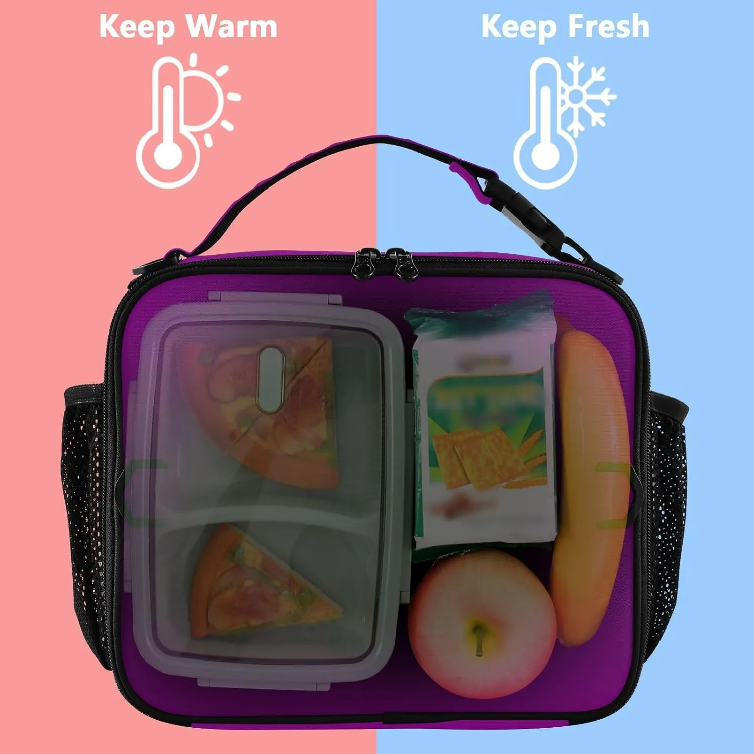 Patriarch Lunch Cooler Bag, Lunch Box with Shoulder Strap, Insulated Lunch Bag Kids
