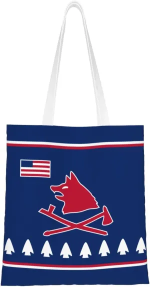 Pawnee flag Tote Bag for Women Canvas Shopping Bags Reusable Large Capacity Casual Shoulder Handbags Grocery Bags DIY Gift Bags