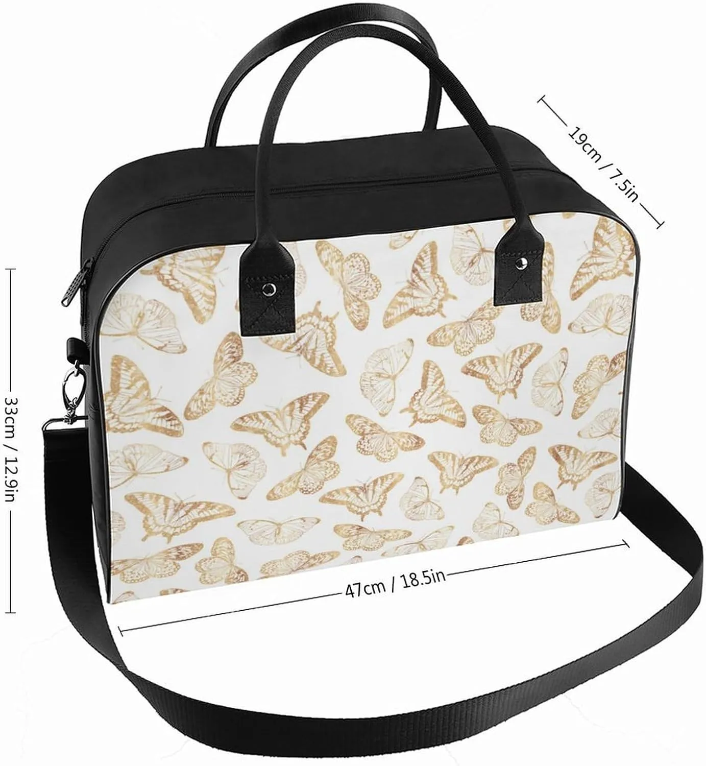 Penguin Bird Fashionable Large Capacity Travel Handbag Unisex